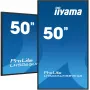 iiyama LH5065UHSB-B1AG Signālu displejs 125.7 cm (49.5 collu) LCD Wi-Fi 800 cd/m² 4K Ultra HD Melns Ar iebūvētu procesoru Android 11 24/7