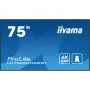 iiyama LH7565UHSB-B1 Signālu displejs Kiosk dizains 189.2 cm (74.5 collas) LED Wi-Fi 800 cd/m² 4K Ultra HD Melns Iebūvēts procesors Android 11 24/7