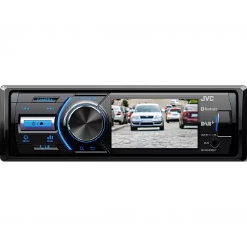 JVC KD-X561DBT automašīnas mediju uztvērējs Melns, Zils 180 W Bluetooth