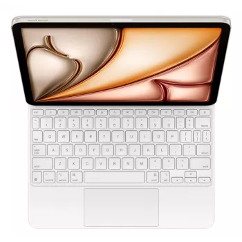 Apple Magic Keyboard iPad Air 11 collu (M2/M3/M4) — balts — QWERTY starptautiskais