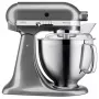 Stāvmaisītājs KITCHENAID ARTISAN 5KSM185PS — 300 W, 4,8 L nerūsējošā tērauda bļoda, 10 ātrumi, sudraba