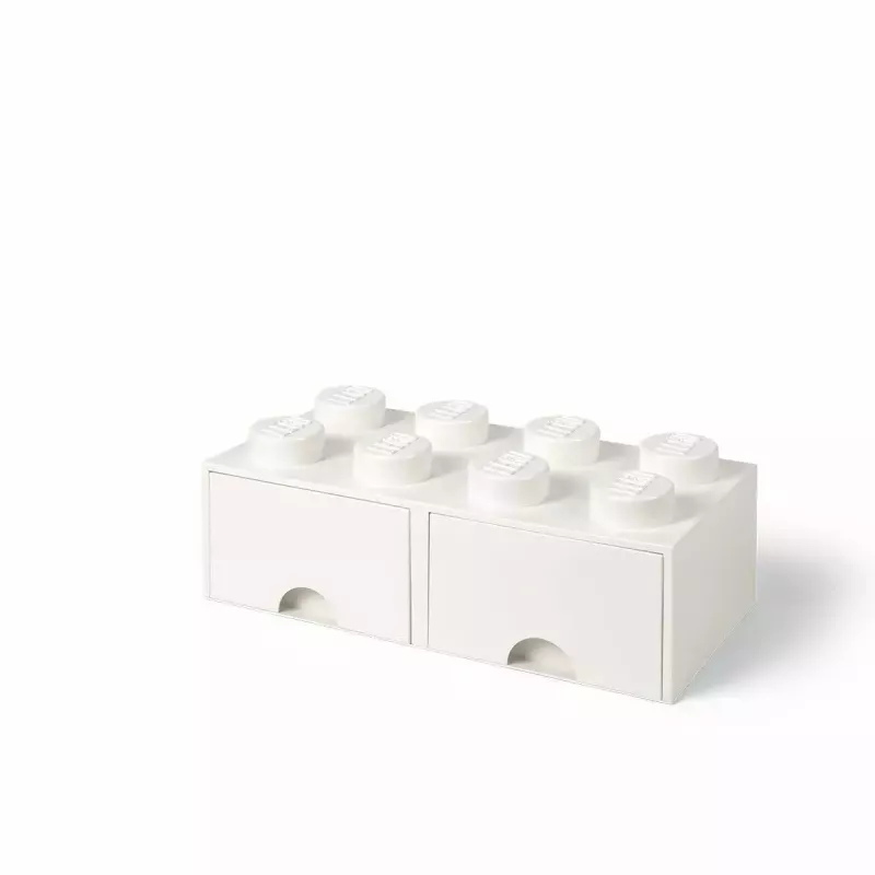 Atvilktne LEGO Brick 8, room copenhagen RC40061735, balta