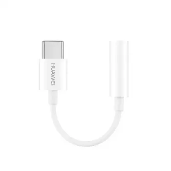 Mobilā telefona kabelis Huawei CM20 USB Type-C 3.5 mm Balts 0.09 m