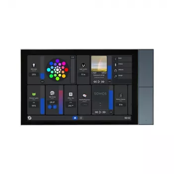 Shelly Wall Display XL viedās mājas vadības panelis, 10,1 collu kapacitatīvs skārienekrāns, 1280x752, 4 kodolu, 2 GB RAM, 16 GB, Android 11, Wi-Fi 6, Bluetooth 5.4, 100-240V, pelēks