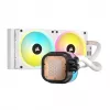 CORSAIR CPU dzesētājs - Icue Link H100I RGB Aio šķidruma dzesētājs - Balts