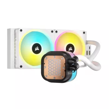 CORSAIR CPU dzesētājs - Icue Link H100I RGB Aio šķidruma dzesētājs - Balts