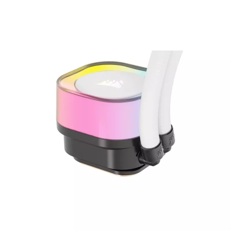CORSAIR CPU dzesētājs - Icue Link H100I RGB Aio šķidruma dzesētājs - Balts