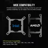 CORSAIR CPU dzesētājs - Icue Link H100I RGB Aio šķidruma dzesētājs - Balts