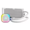 CORSAIR CPU dzesētājs - Icue Link H100I RGB Aio šķidruma dzesētājs - Balts