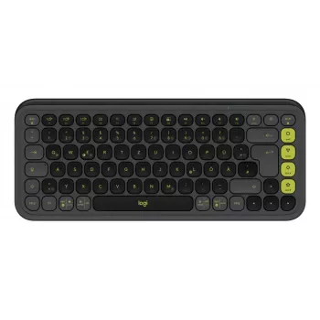 Logitech POP Icon Keys 920-013059 bezvadu tastatūra - grafīta zaļa, QWERTZ vācu izkārtojums