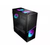 MSI MPG SEKIRA 500X Full Tower datora korpuss melns, 3x 200mm ARGB + 1x 200mm + 1x120mm ARGB ventilatori, Mystic Light Sync, 8 kanālu ARGB centrmezgls, USB Type-C, rūdīta stikla paneļi, E-ATX, ATX, mATX, mini-ITX