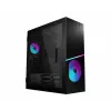 MSI MPG SEKIRA 500X Full Tower datora korpuss melns, 3x 200mm ARGB + 1x 200mm + 1x120mm ARGB ventilatori, Mystic Light Sync, 8 kanālu ARGB centrmezgls, USB Type-C, rūdīta stikla paneļi, E-ATX, ATX, mATX, mini-ITX