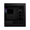 MSI MPG SEKIRA 500X Full Tower datora korpuss melns, 3x 200mm ARGB + 1x 200mm + 1x120mm ARGB ventilatori, Mystic Light Sync, 8 kanālu ARGB centrmezgls, USB Type-C, rūdīta stikla paneļi, E-ATX, ATX, mATX, mini-ITX