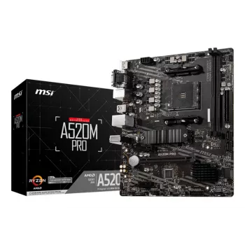 MSI A520M PRO mātesplate AMD A520 Socket AM4 micro ATX