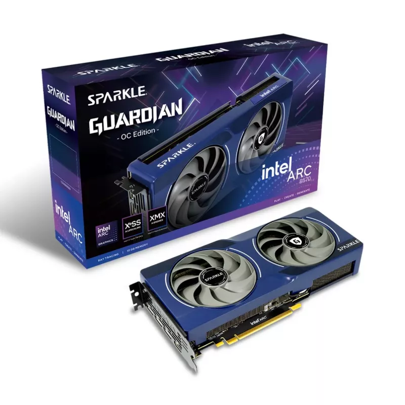 Sparkle Intel Arc B570 Eclipse OC grafikas karte, 10 GB GDDR6