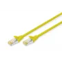 DIGITUS savienojuma kabelis - CAT6a - S/FTP - Snagless - Cu - 10m - dzeltens