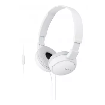 Sony MDR-ZX110AP Austiņas ar Mikrofonu Vadu Baltas