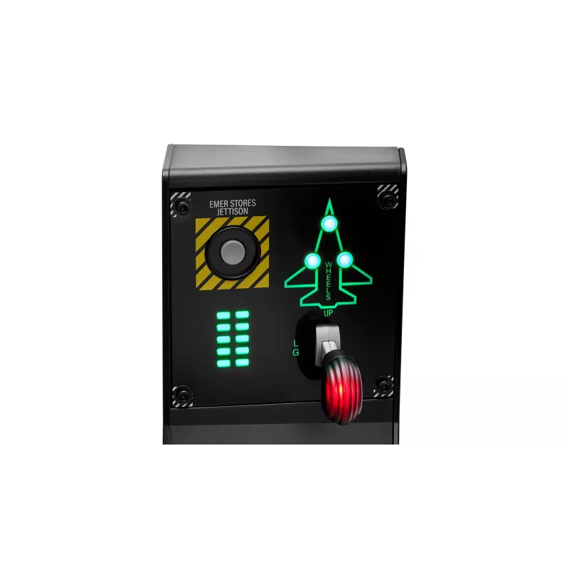 Džoistiks Thrustmaster VIPER Panel Melns USB ar dzinēja vadības sviru PC