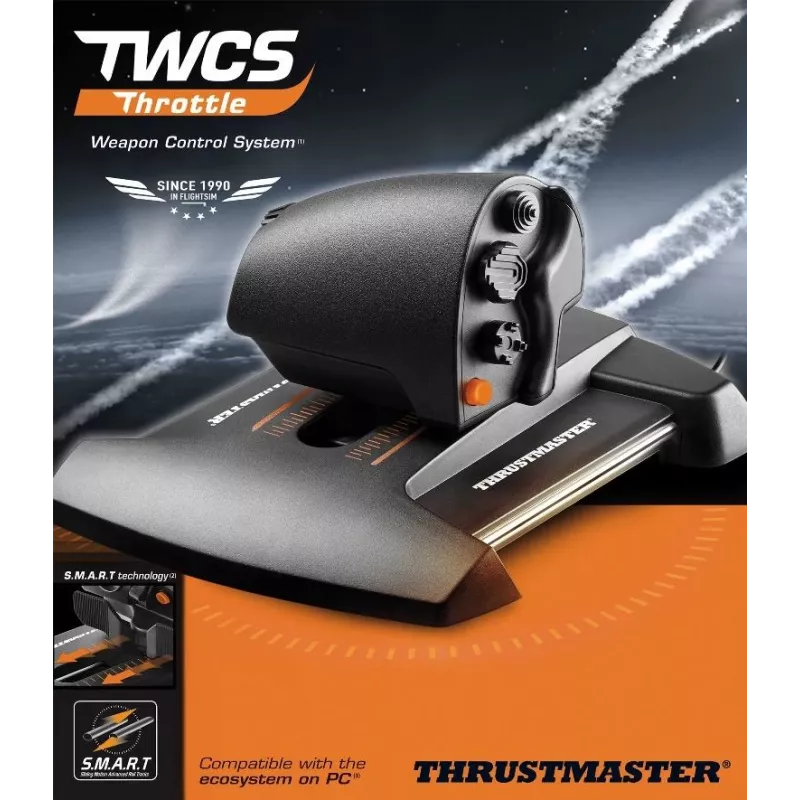 Thrustmaster TWCS Throttle Black USB sviras kontrolieris PC