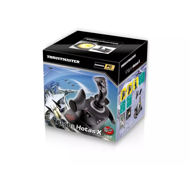 Thrustmaster T.Flight Hotas X Black USB lidošanas svira PC