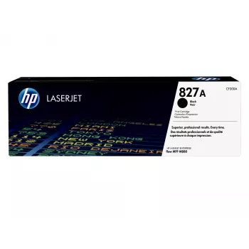 HP 827A melnais oriģinālais LaserJet tonera kasetne, 29500 lapas, Melna, 1 gab.