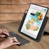 LOGITECH Flip Folio Graphite - aizsargmaciņš iPad Pro 13 inch (M4), iPad Air 13 inch (M2 & M3) - QWERTZ Deutsch