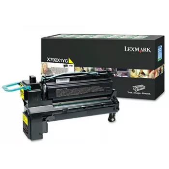 LEXMARK Tonera kasetne X792X1YG - Augstas ražības - Dzeltens - 15 000 lpp