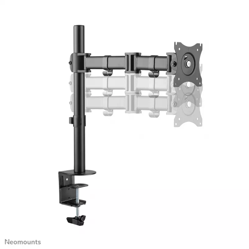 Neomounts NM-D135BLACK Monitora roka 10-27 collām, Skava/Caurums, 8 kg, 25.4 cm (10 inch), 68.6 cm (27 inch), 100 x 100 mm, Melna