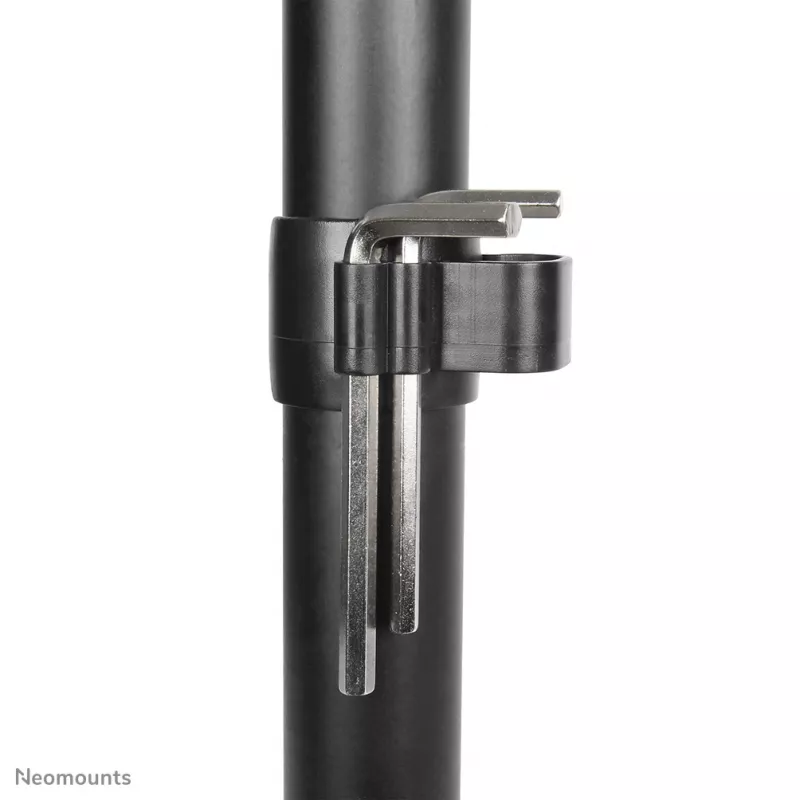 Neomounts NM-D135BLACK Monitora roka 10-27 collām, Skava/Caurums, 8 kg, 25.4 cm (10 inch), 68.6 cm (27 inch), 100 x 100 mm, Melna