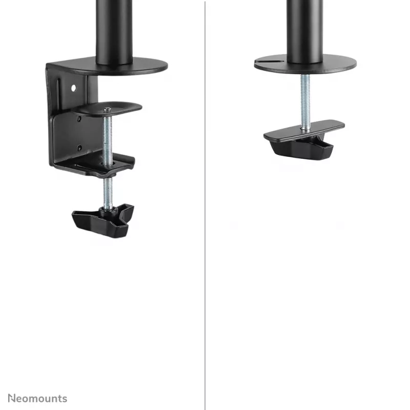 Neomounts NM-D135BLACK Monitora roka 10-27 collām, Skava/Caurums, 8 kg, 25.4 cm (10 inch), 68.6 cm (27 inch), 100 x 100 mm, Melna