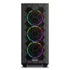 PC korpuss Sharkoon RGB HEX Desktop Melns