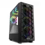 PC korpuss Sharkoon RGB HEX Desktop Melns