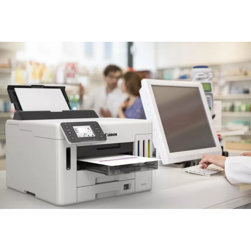Canon MAXIFY GX5550 tintu printeris krāsu 600 x 1200 DPI A4 Wi-Fi