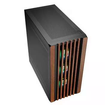 PC korpuss Sharkoon REBEL C70M RGB Full Tower Melns ar koka priekšpusi