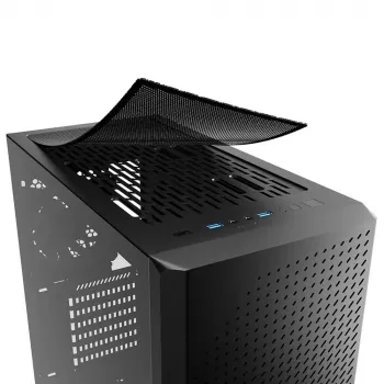 PC korpuss Sharkoon VS9 RGB Midi Tower Melns
