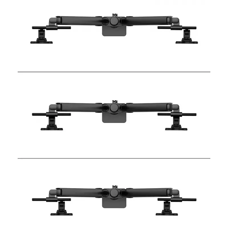 Neomounts DS65S-950BL2 monitora roka 24-34 collas - gāzes atspere - Topfix - daudzregulējama - 180° apstādinātājs