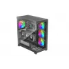 PC korpuss Xilence Xilent Gleam Midi Tower Melns