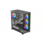 PC korpuss Xilence Xilent Gleam Midi Tower Melns