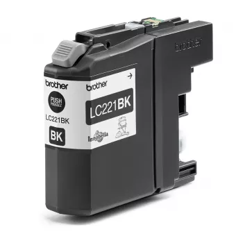 Brother LC221BK oriģinālā melnā tintes kasetne 1 gab.
