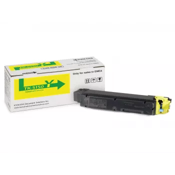 KYOCERA TK-5150Y oriģinālā dzeltenā tonera kasetne 1 gab.