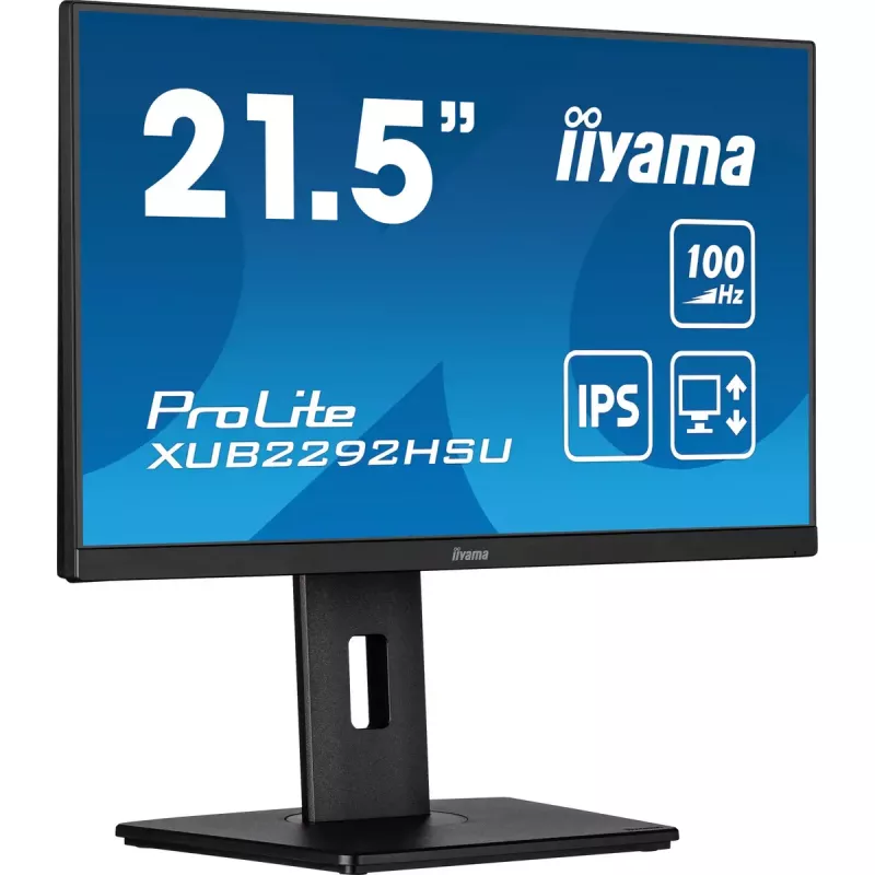 iiyama ProLite XUB2292HSU-B6 21,5 collu Full HD LED monitors ar IPS paneli un 100 Hz