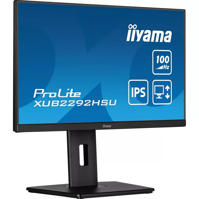 iiyama ProLite XUB2292HSU-B6 21,5 collu Full HD LED monitors ar IPS paneli un 100 Hz
