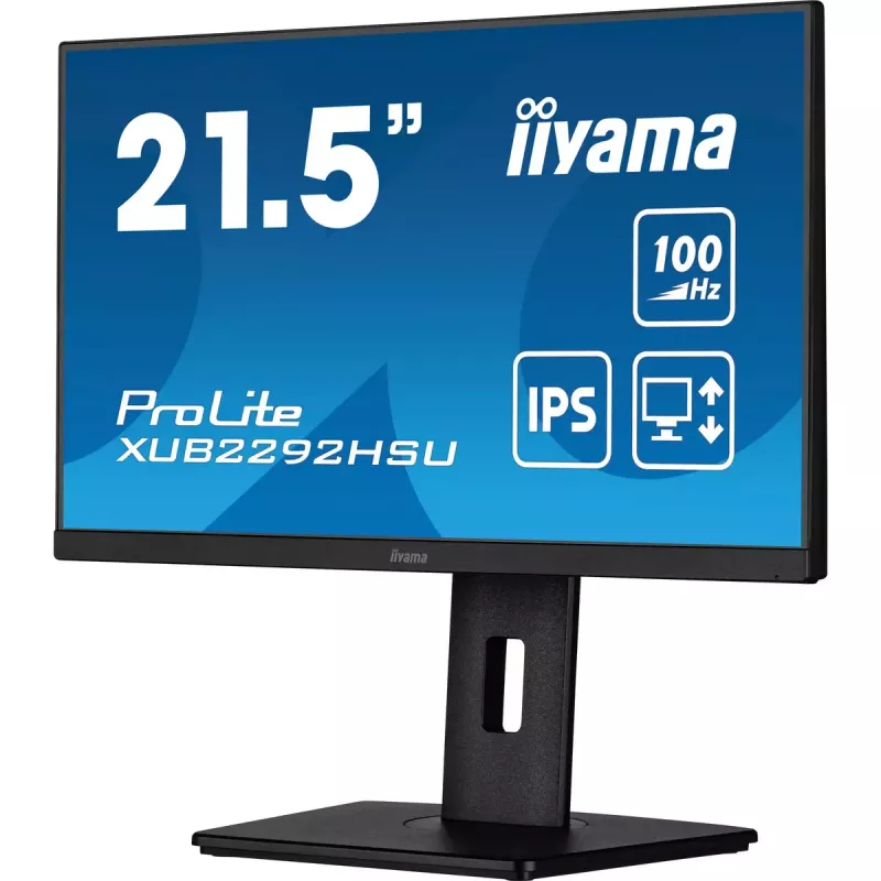 iiyama ProLite XUB2292HSU-B6 21,5 collu Full HD LED monitors ar IPS paneli un 100 Hz