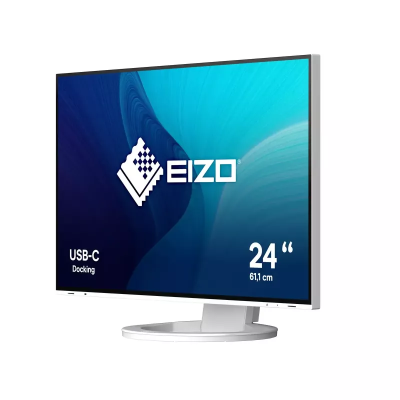 EIZO FlexScan EV2485-WT datora monitors 61,2 cm (24,1 collas) 1920 x 1200 pikseļi WUXGA LCD Balts