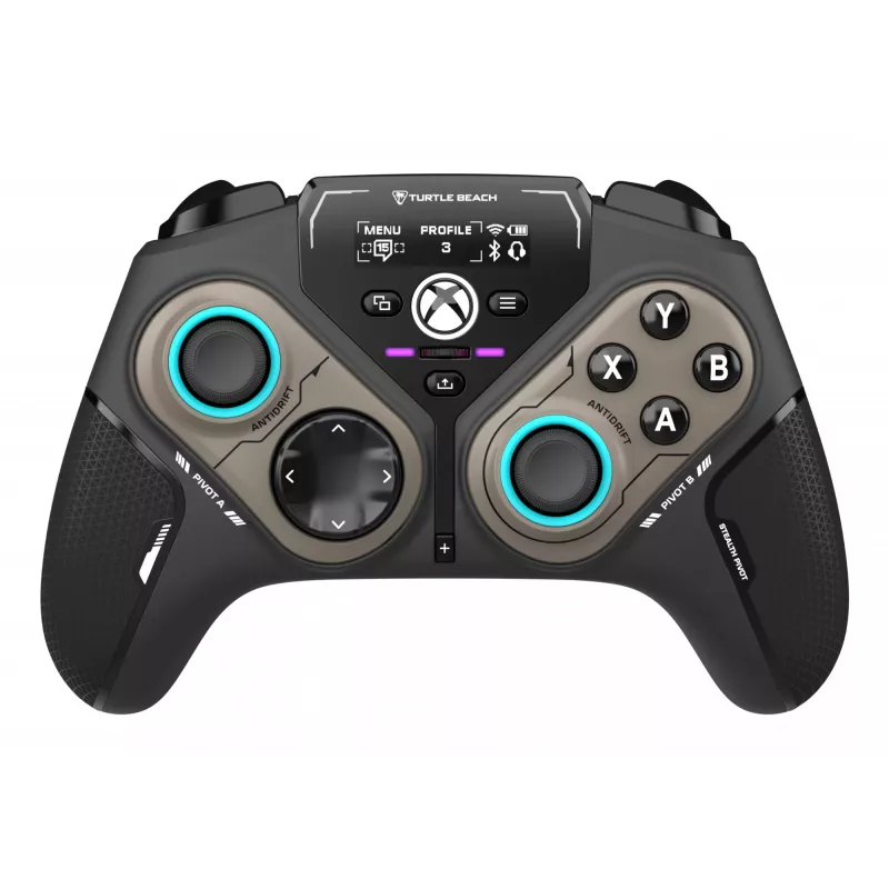 Turtle Beach Stealth Pivot Bezvadu Viedais Spēļu Kontrolieris ar Rotējošiem Moduļiem, Displeja Panelis, Hall-Effect Sviras, Pārprogrammējamas Pogas Windows PC, Xbox Series X/S un Xbox One