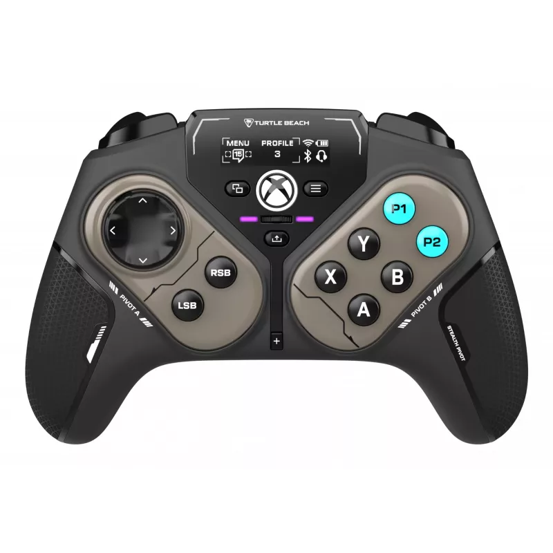 Turtle Beach Stealth Pivot Bezvadu Viedais Spēļu Kontrolieris ar Rotējošiem Moduļiem, Displeja Panelis, Hall-Effect Sviras, Pārprogrammējamas Pogas Windows PC, Xbox Series X/S un Xbox One