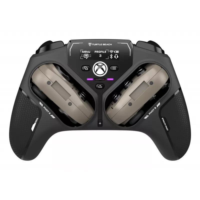 Turtle Beach Stealth Pivot Bezvadu Viedais Spēļu Kontrolieris ar Rotējošiem Moduļiem, Displeja Panelis, Hall-Effect Sviras, Pārprogrammējamas Pogas Windows PC, Xbox Series X/S un Xbox One