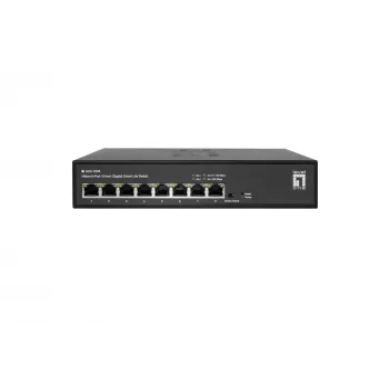 LevelOne Hilbert 10” 8-Port Gigabit Smart Lite Slēdzis, 8 x Gigabit RJ45 (10/100/1000)