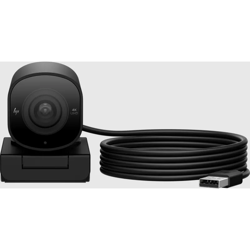 HP 965 4K straumēšanas tīmekļa kamera, 8 MP, 3840 x 2160 pikseļi, Full HD, 60 fps, USB
