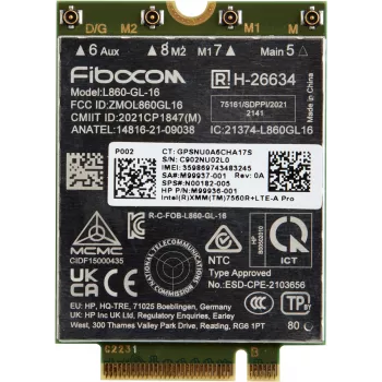 HP XMM 7560 R+ LTE-Advanced Pro WWAN modulis (Kīna, biznesam)